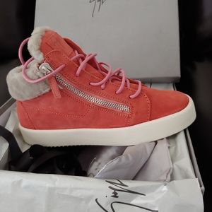 Giuseppe zanotti sneakers with fur 40/10